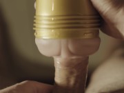 Big white dick fucking fleshlight POV [4K High Quality] 4/16