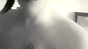 Trans girl pulls her nipples, pulls her cock