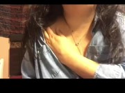 Sexy Indian with Big Boobs Seduces Lover with Dirty Talk of Giving BJ 3/16