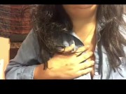 Sexy Indian with Big Boobs Seduces Lover with Dirty Talk of Giving BJ 6/16