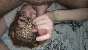 My teen girlfriend suck bals and deepthroat big dick. Gonzo. 60fps. 1080.
