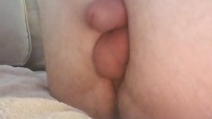 Thick bottom handsfree prostate orgasm