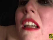 Mouth fucked chubby submissive milf 11/16