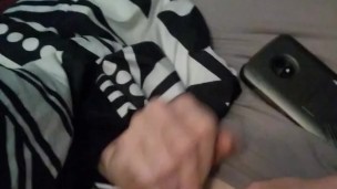 Bored wife plays while husband films