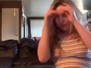 daddy’s cum slut loves to smoke 