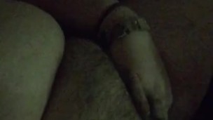 Chubby teen cums during quarantine while parents in next room