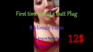 Teaser for butt plug orgasm video!