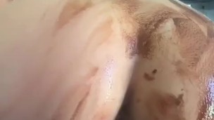 Bad baking chocolate syrup masturbation