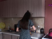 Husband Sensual Fucking and Pussy Eating Instead of Lunch 1/16