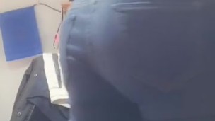 Sexy Sissy Trap Girl Shows Her Blonde Bubble Butt Asshole
