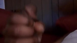 BBC watching porn jerking off 