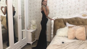 long dress fantesy and doggy style fuck