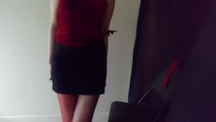 Le Rouge et le noir/ layered fishnet feet fetish by Gypsy Dolores