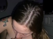 Roommate sneaks in to give me a blowjob while I'm in bed naked 5/16