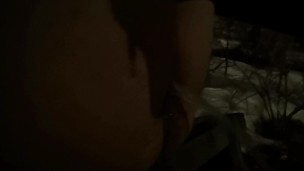 Pissing on the stairs