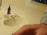 THICK COCK JERKS OFF AND SHOOTS NICE CUMLOAD! SOLO MALE MASTURBATION HD!