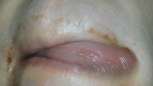 Tender, pink, your favorite chocolate lips (ASMR VIDEO)