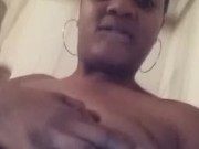 Sexy milf loves Busting nuts in the shower