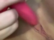 Vibrating my pussy until orgasm 5/16