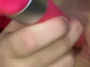Vibrating my pussy until orgasm 7/16