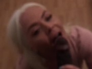 Snowbunny loves sucking that black dick 6/16