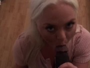 Snowbunny loves sucking that black dick 8/16