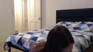 webcam show with glass toy