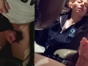 Heather Kane gives College Teen Handjob in Public Parking Lot 9/16