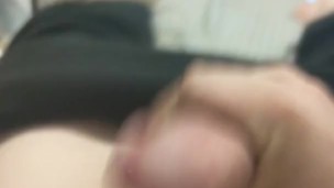 POV solo male amateur teen moaning for shaking cumshot
