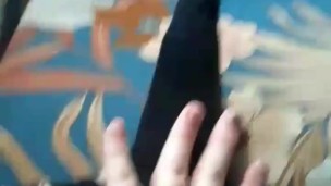 Naughty trans girl smells feet talks dirty