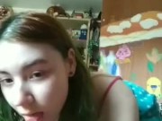 Emerald vs pink dildo ;)