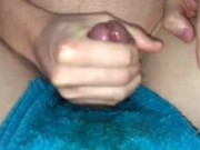 【Uncensored】Vigorous cums with big dick 4-24