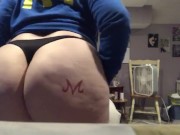 Shaking my fat ass 