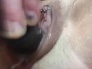 Closeup pussy squirting cum,smoking  9/16