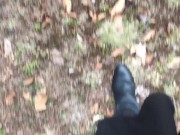 Slutwife giving a bj on tinder hook up at a park while hubby waits 1/16