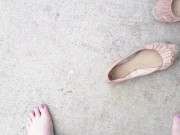 Barefoot at the Bus Stop
