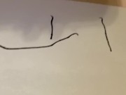 drew a picture with a marker in my asshole 16/16