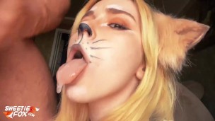 Steampunk Girl Hard Doggy Sex and Blowjob with Oral Creampie – Fox Cosplay