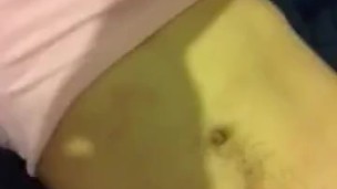 Playing with my huge cock dressed up like a sisssy slut