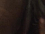 Hot fat wet pussy cums all Over phone while she plays with her creamie puss