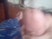 Big dick gets jacked off with huge cumshot finish