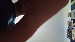Teen rides masssive/big 9" dildo