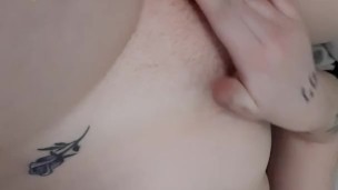 Hot redhead tease and masturbating 