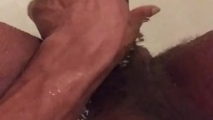 Watch me stroke it in the tub
