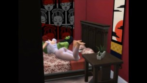 Hood Hulk hits running through the sims 4
