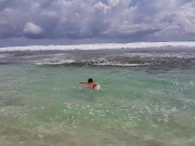 NO PANTIES on another Perfect NUDIST BEACH #Paradise Beach after Storm  