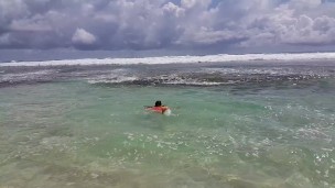 NO PANTIES on another Perfect NUDIST BEACH #Paradise Beach after Storm 