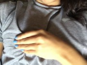 Amateur Hot Brunette Masturbating - REAL ORGASM 1/16