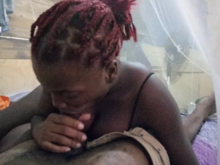 Ghetto Ebony Hoodrat College Hoe Sucking Big Dick For Her Tuition Fees - Ashaichious