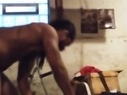 Naked dumbbell rows